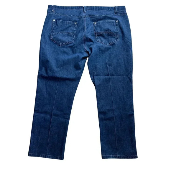 Paulo Solari Men's Straight Fit Jeans Blue Size 44W x 30L Denim - Picture 9 of 12